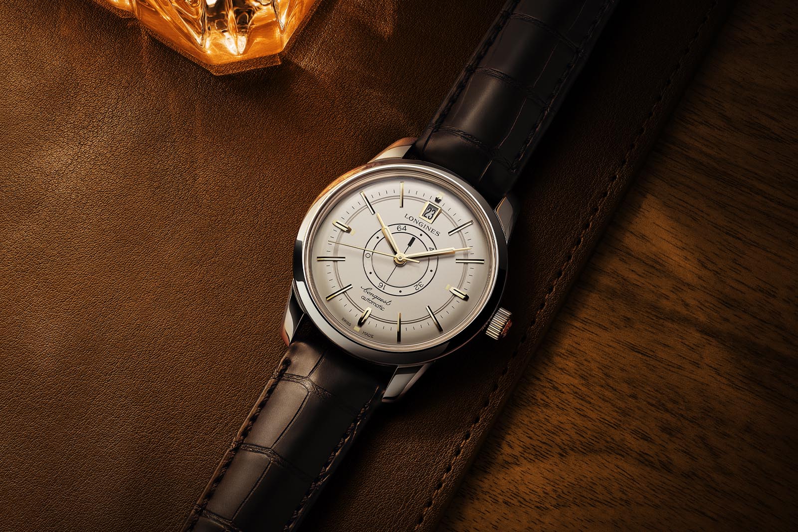 Longines Conquest Heritage Central Power Reserve Champagne