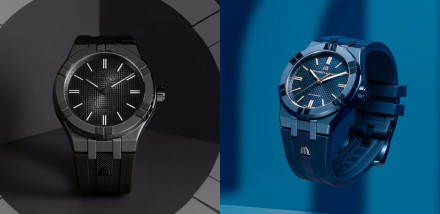 Maurice Lacroix Launch Aikon PVD Limited Editions in Metallic Black and Blue