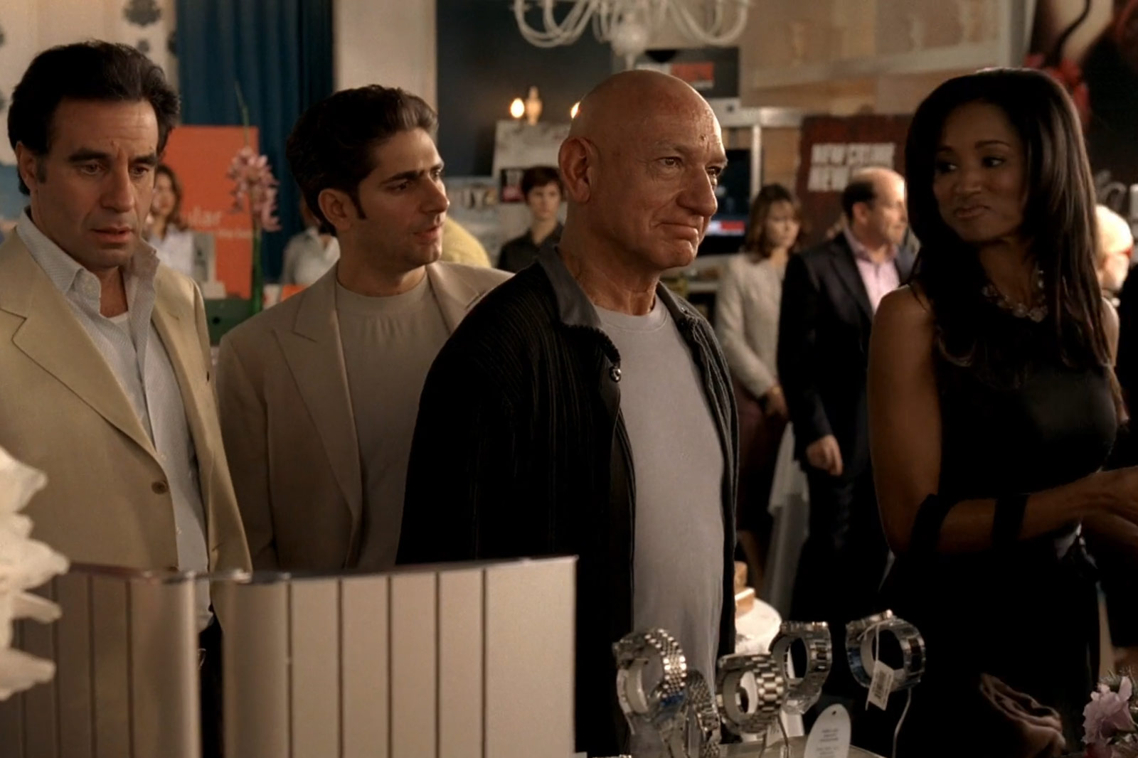 The Sopranos Season 6 Episode 7 Luxury Lounge Sir Ben Kingsley and Oris