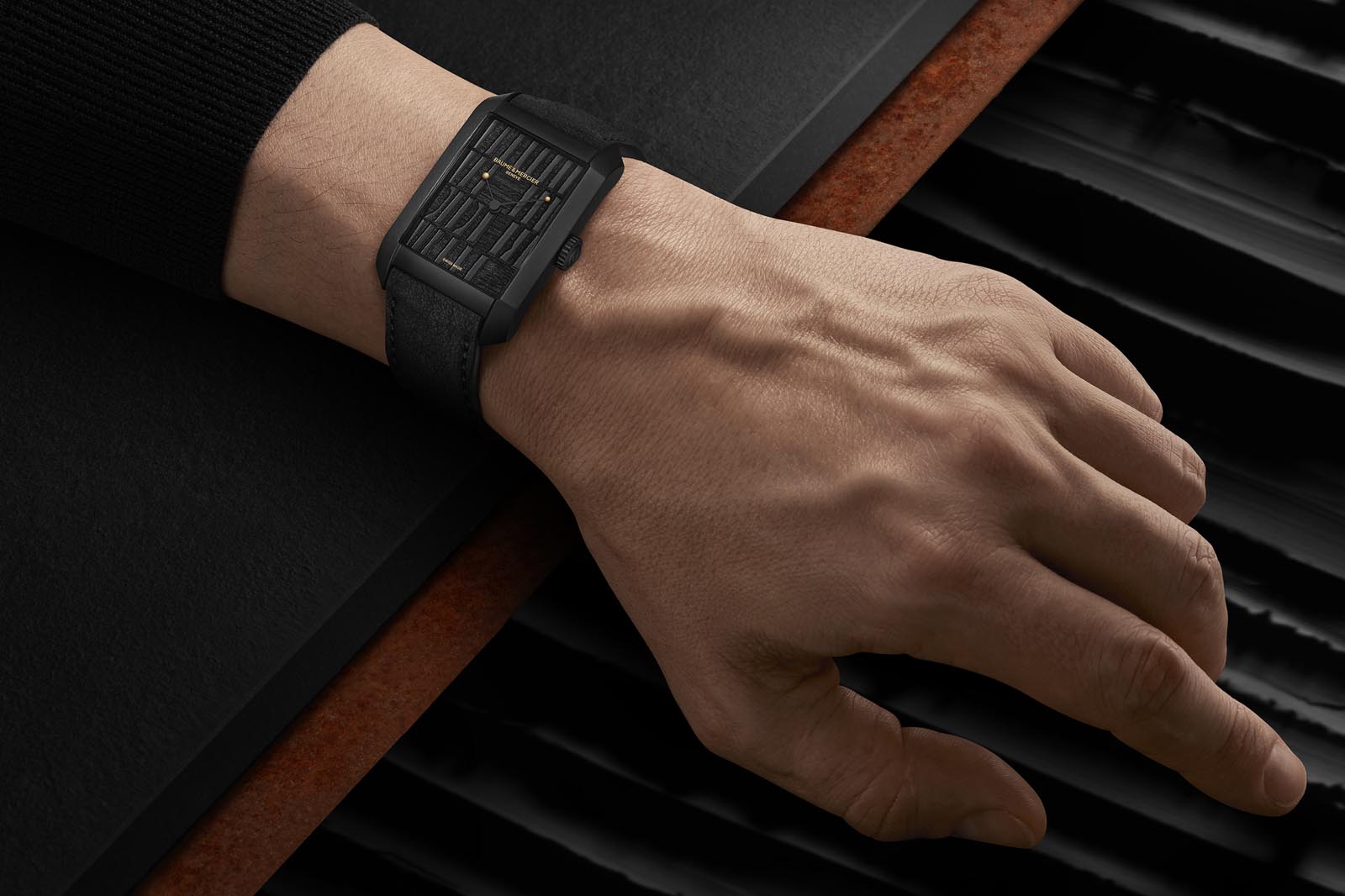 Baume & Mercier Hampton Polyptyque Edition Musée Soulages 10th Anniversary