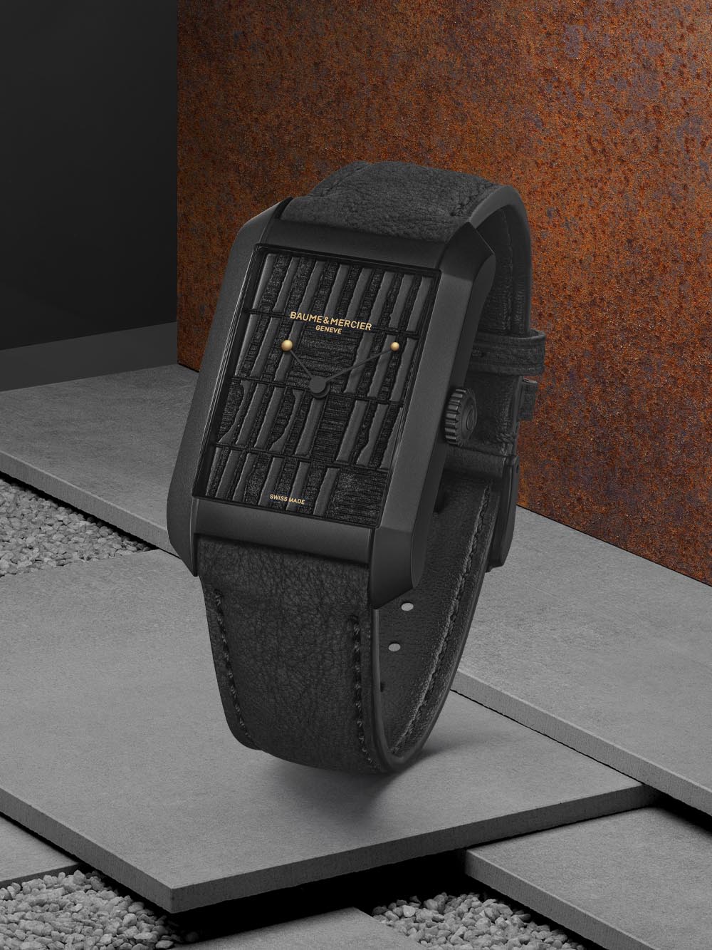 Baume & Mercier Hampton Polyptyque Edition Musée Soulages 10th Anniversary
