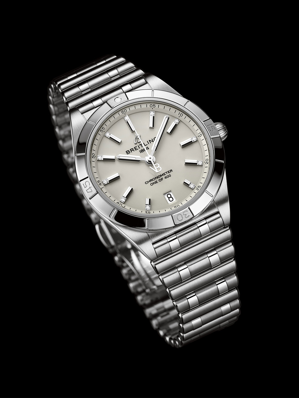 Breitling Chronomat Automatic 36 Victoria Beckham Steel Dove Grey