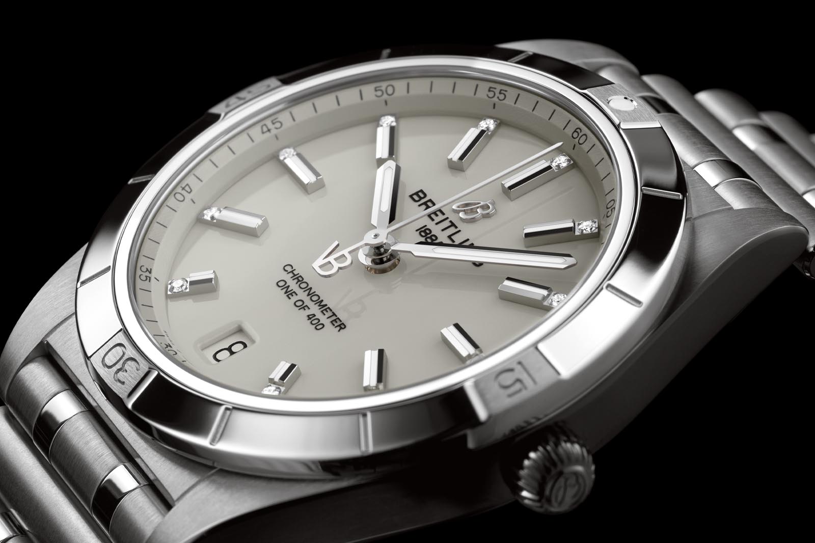 Breitling Chronomat Automatic 36 Victoria Beckham Steel Dove Grey