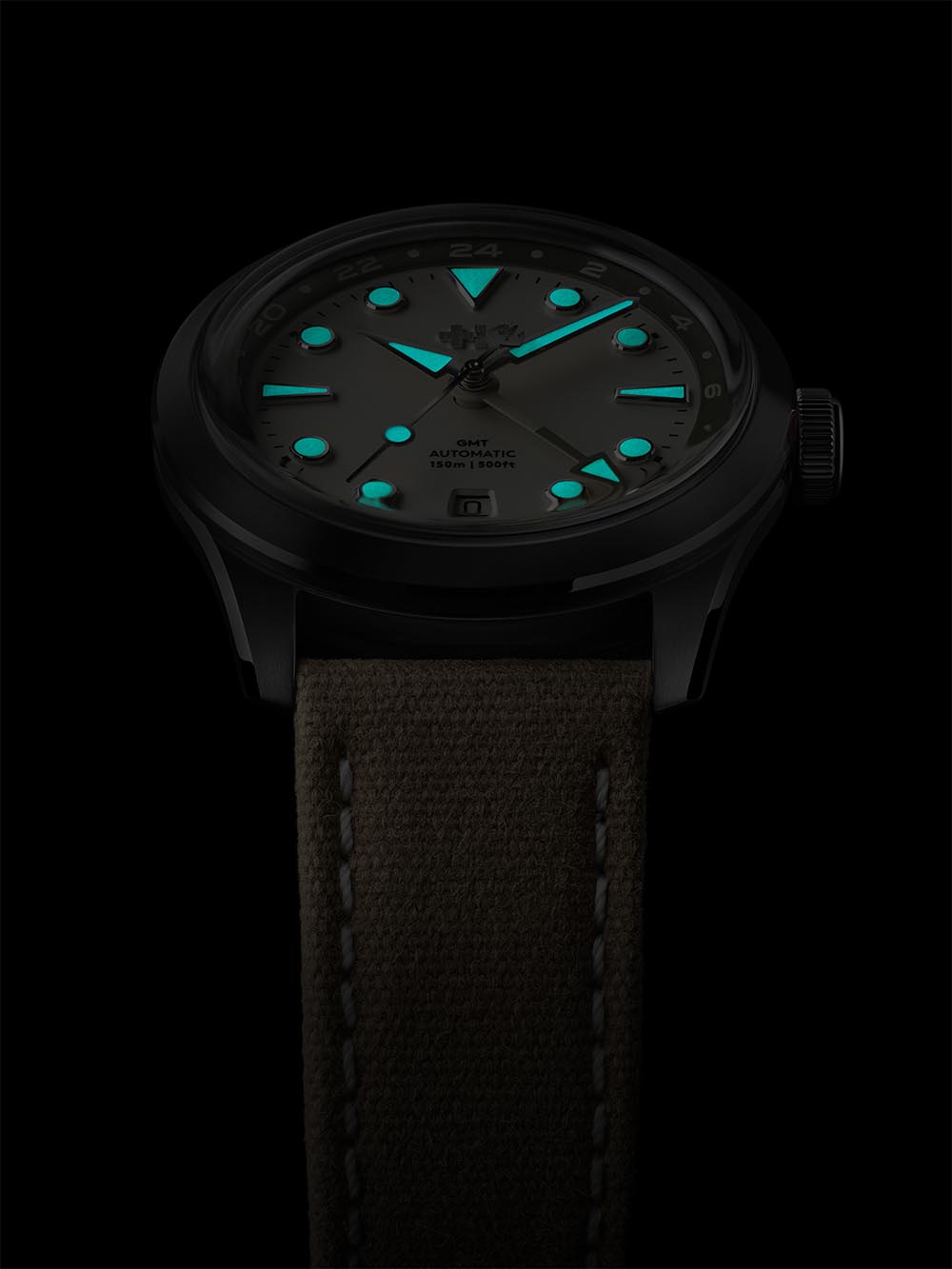 Christopher Ward C65 Dune GMT White Sand