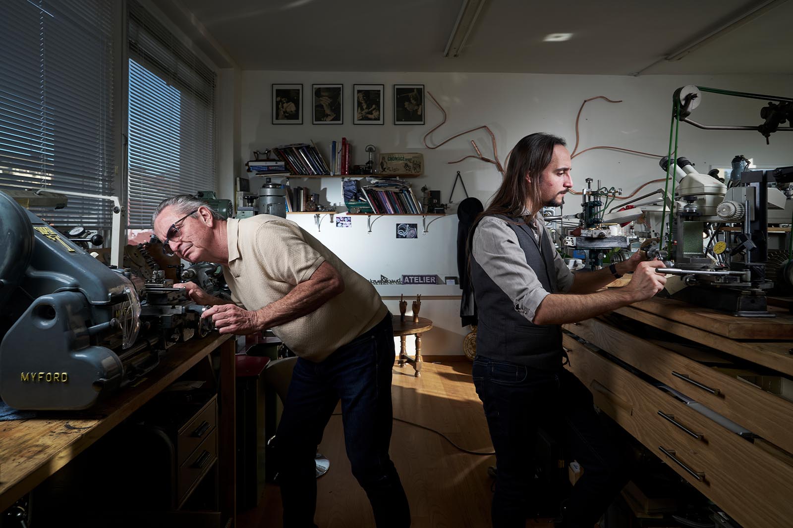 Dominique Renaud and Julien Tixier