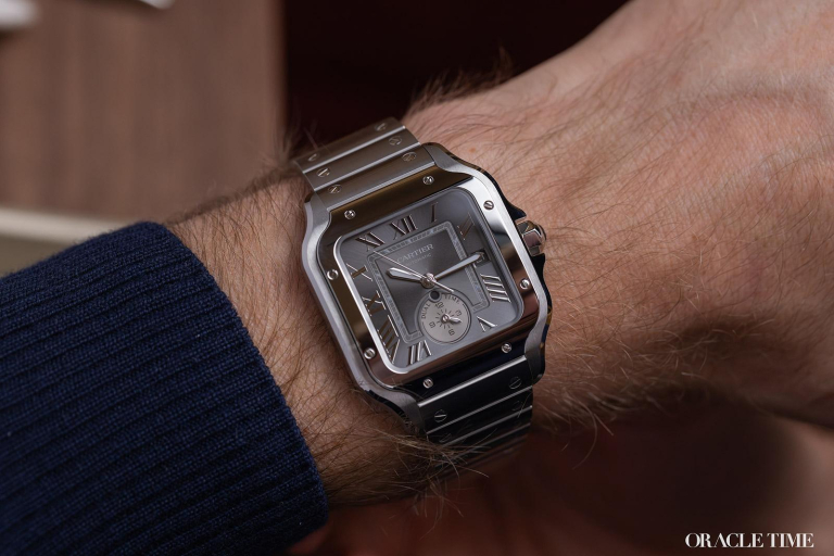 Cartier Add Cartier Add Dual Time Travel Complication to Santos Pilot’s Watch