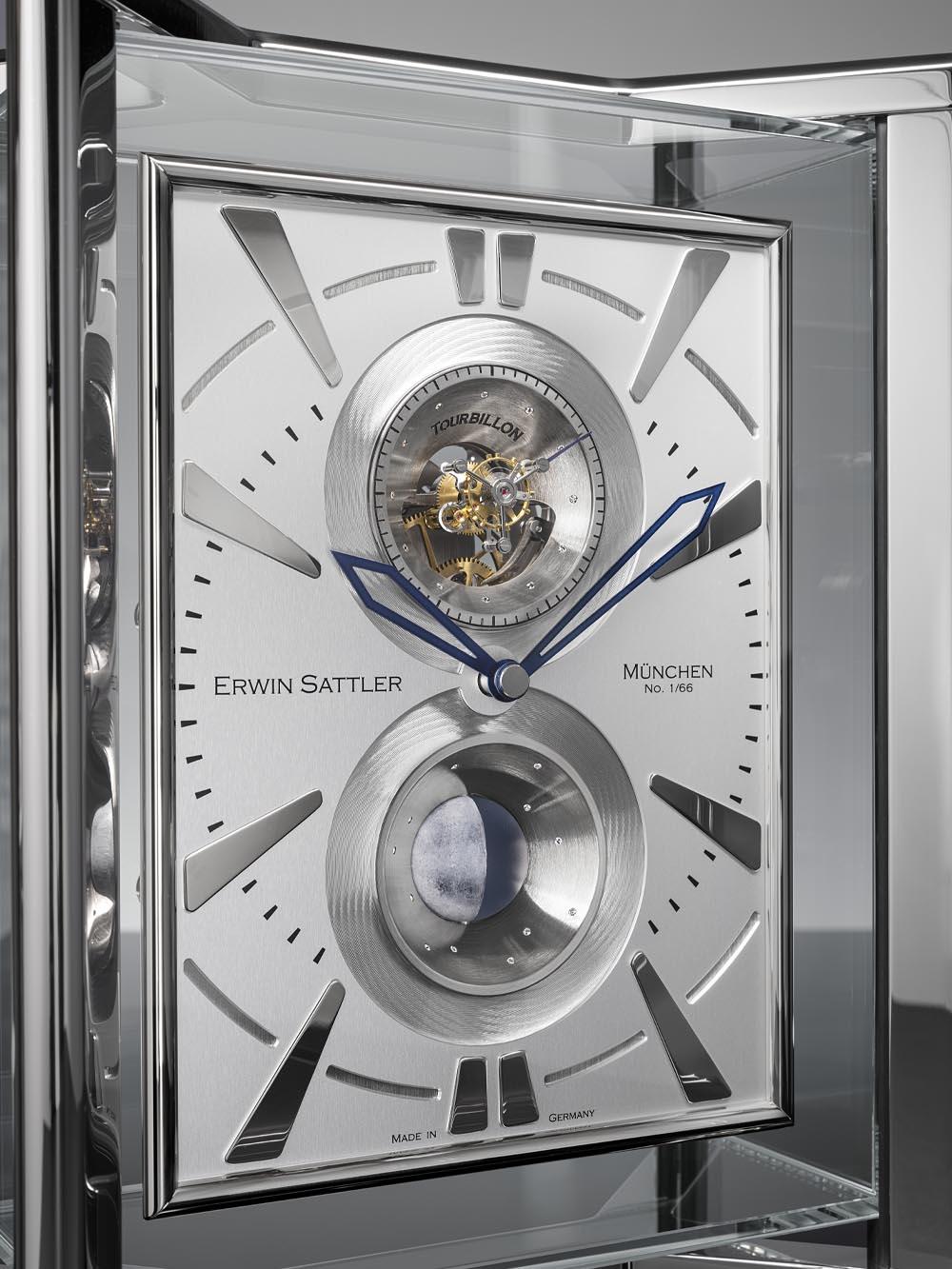 Erwin Sattler Opus Moon Tourbillon Rhodium Plated