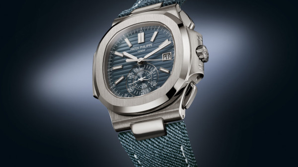 Patek Philippe Nautilus Ref. 5980/60G Flyback Chronograph is a Dream in Denim