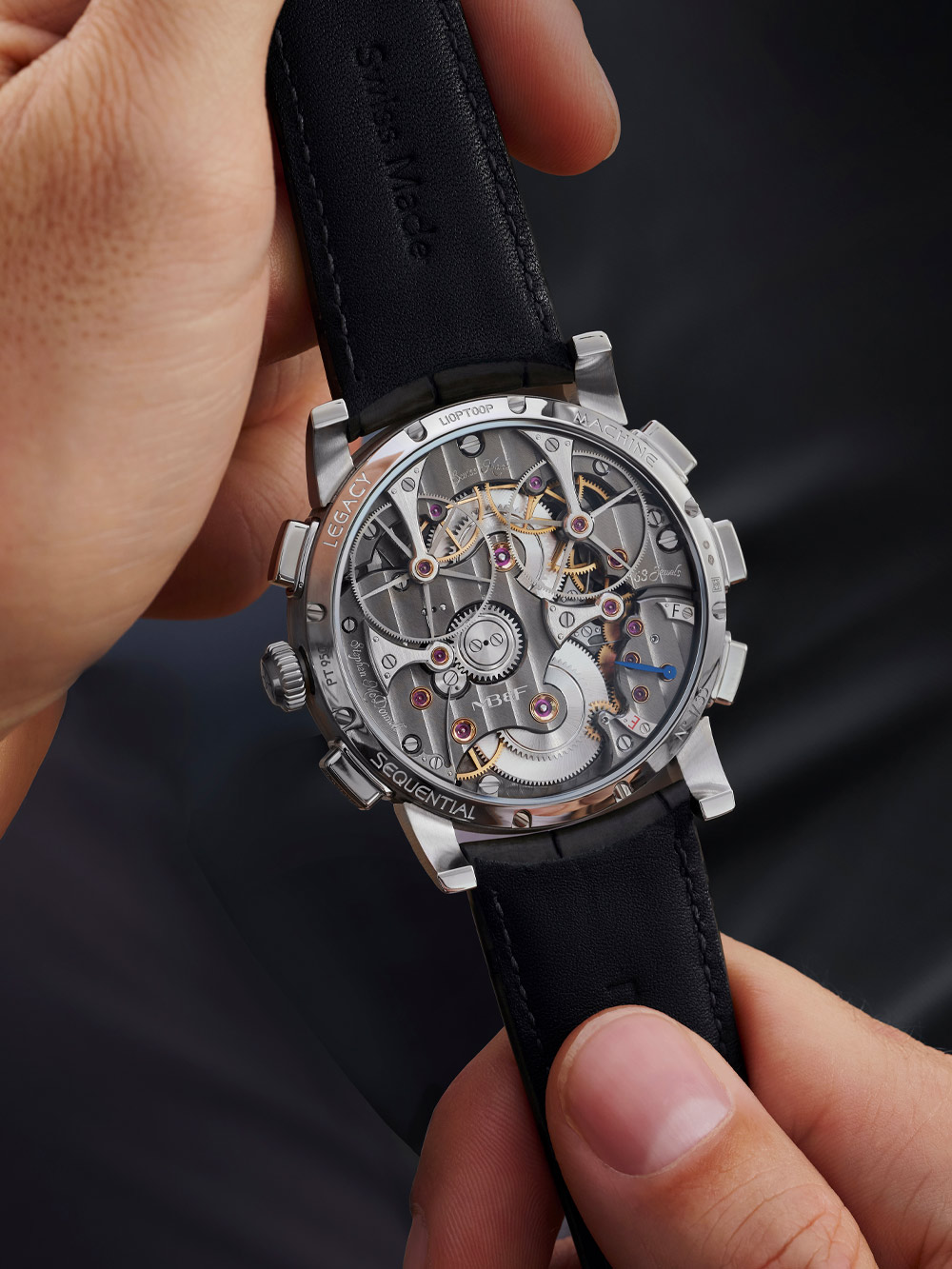 MB&F Legacy Machine Sequential Flyback Platinum
