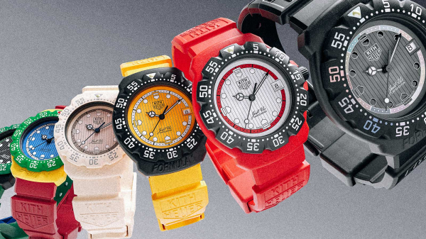 Tag Heuer’s Formula 1 Kith Collection is a Riot of 80s and 90s Colour