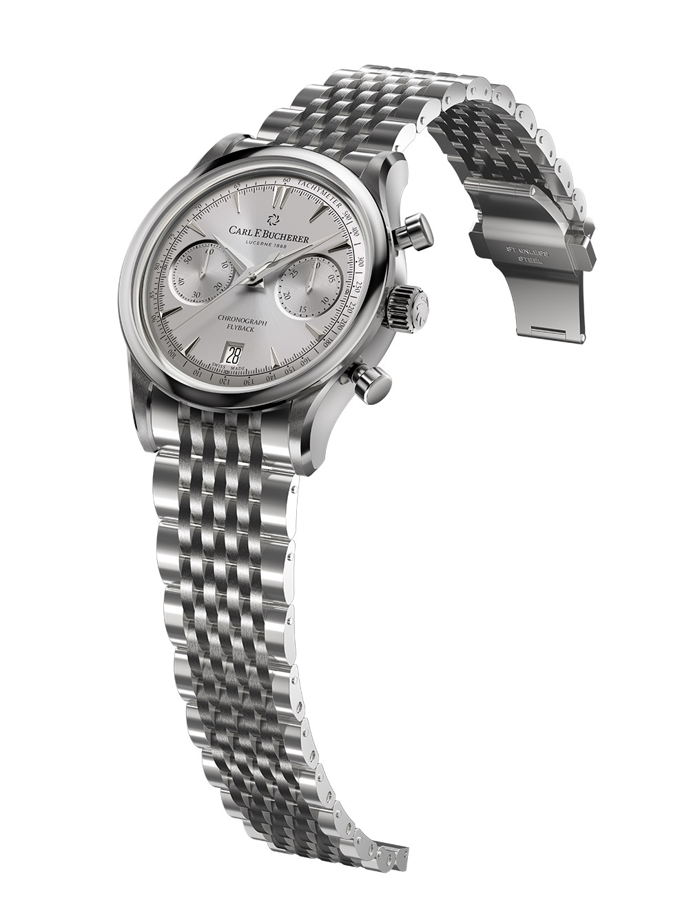 Carl F. Bucherer Manero Flyback Chronograph 40m Bracelet