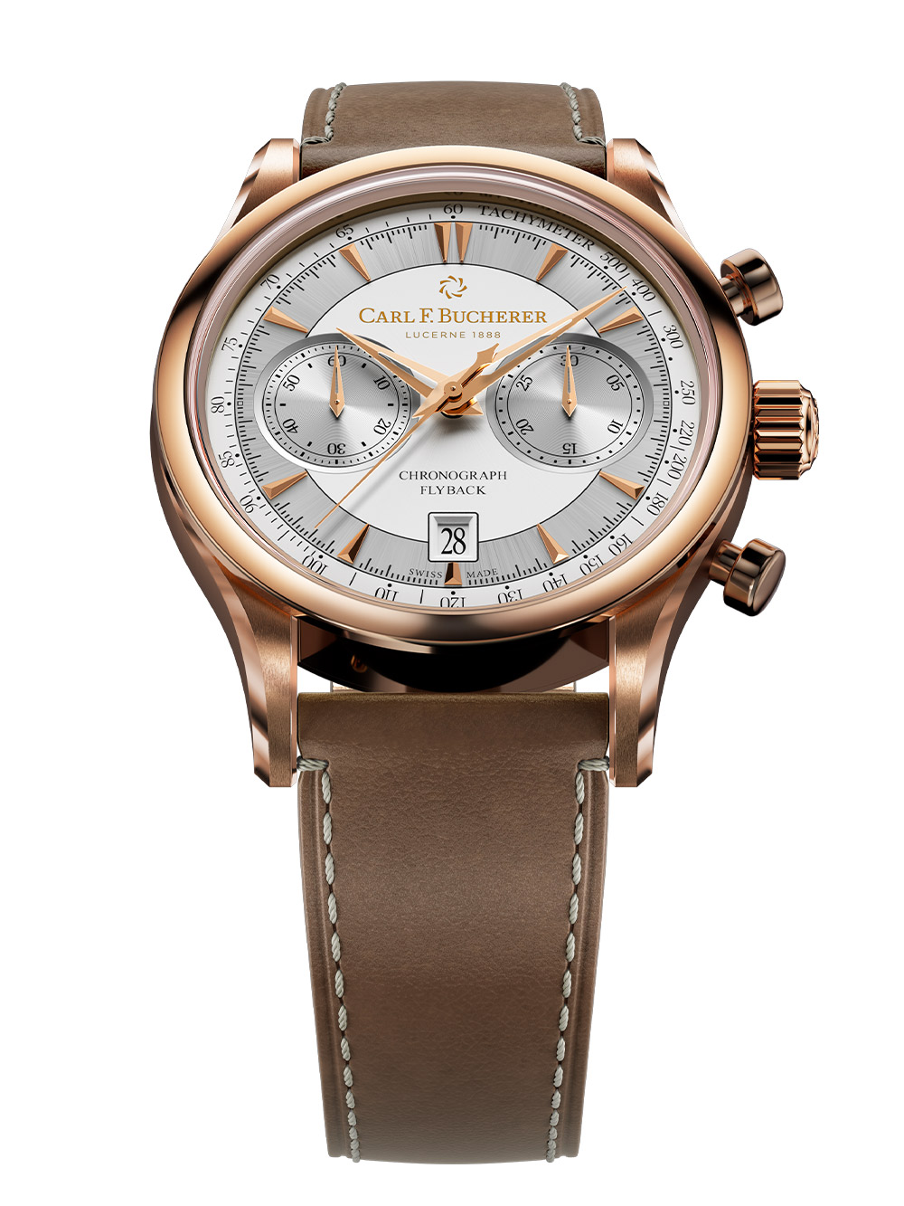Carl F. Bucherer Manero Flyback Chronograph Rose Gold