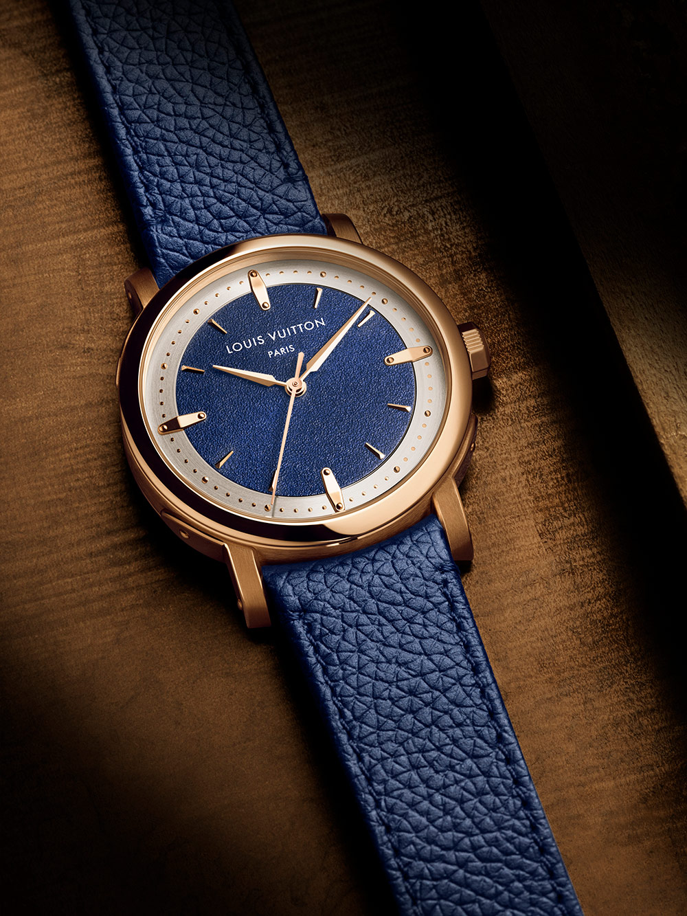 Louis Vuitton Escale Rose Gold Blue Dial W3PG21