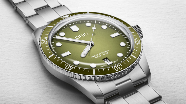 Oris Unveil Divers Sixty-Five 40mm Green Gradient for 2024