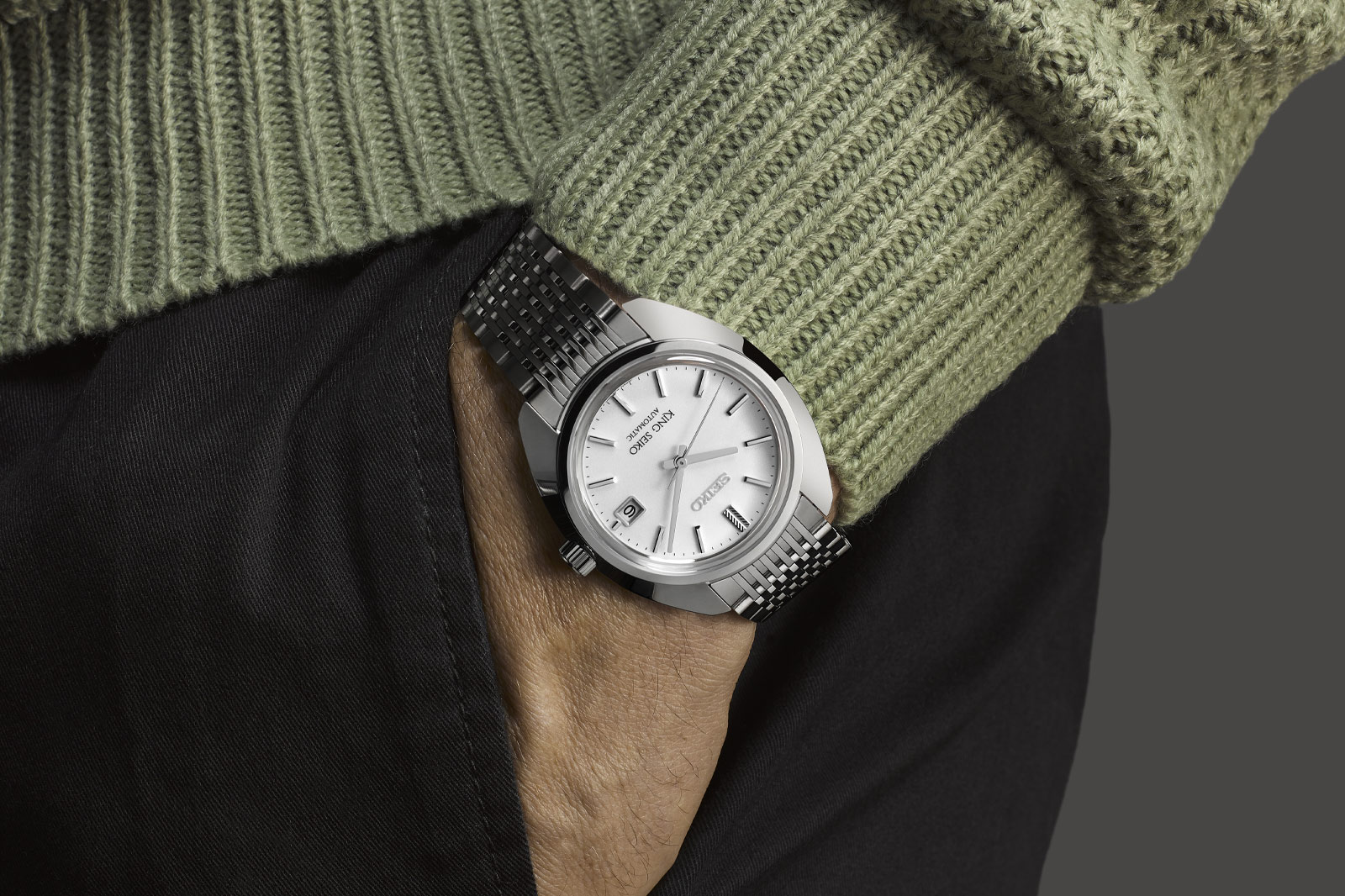 Seiko King Seiko ‘Metropolis Silver’ 6L 1969 Re-Interpretation SJE109J1