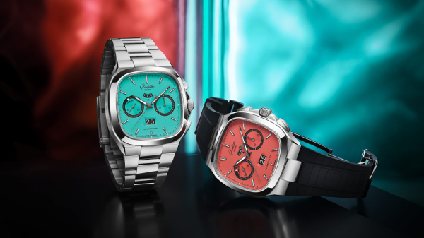 Glashütte Original Launch Seventies Chronograph Panorama Date Swimming Pool and Watermelon