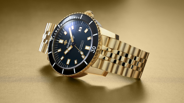 Zodiac Create Golden Super Sea Wolf Compression Diver Limited Edition