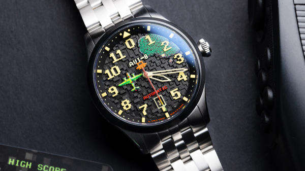 Avi-8 AV-4121 Flyboy Capcom 1942 Automatic Pixel Silver Ace Limited Edition Watch Review
