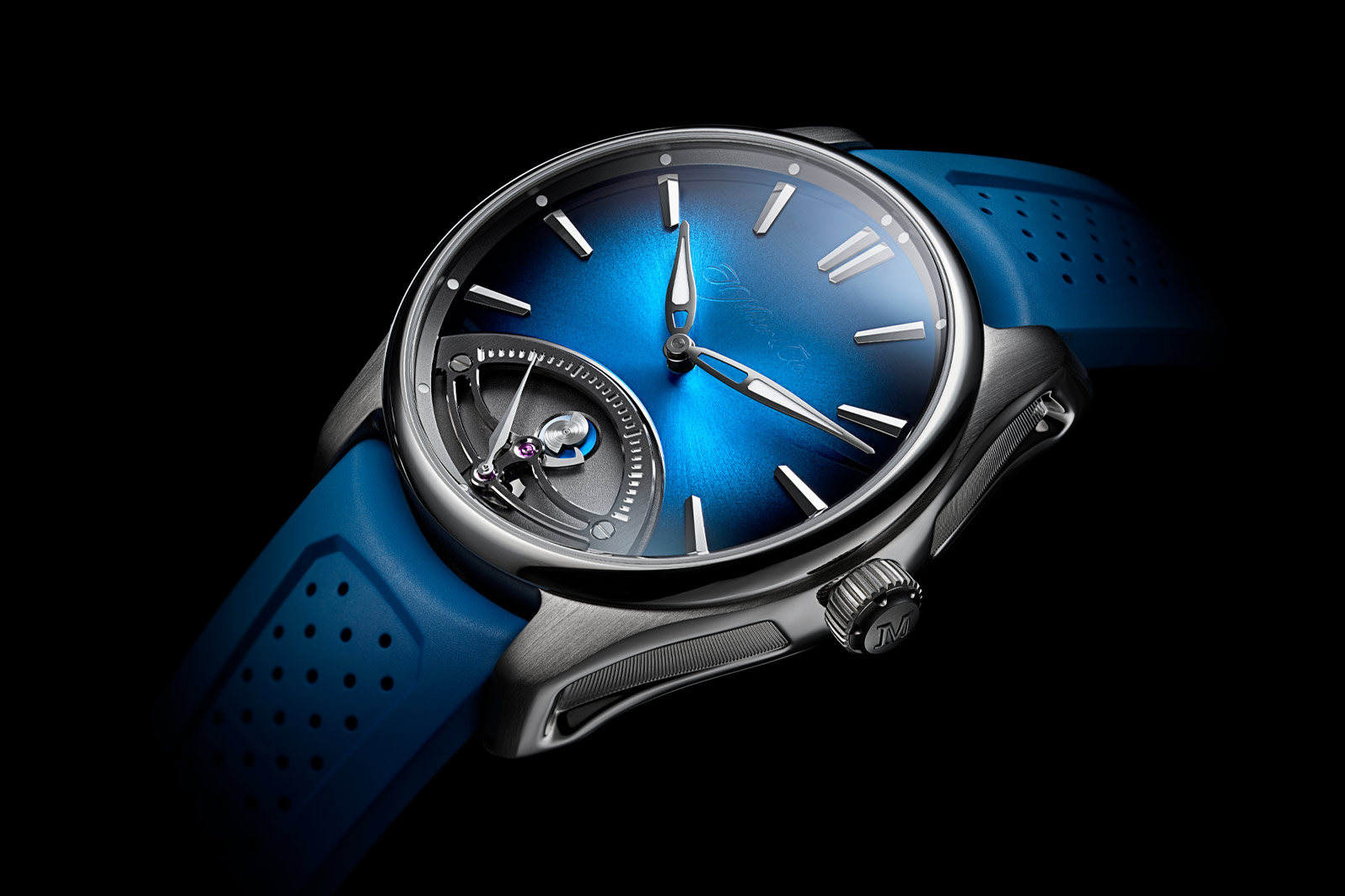 H Moser Cie Pioneer Retrograde Seconds 3250-1200