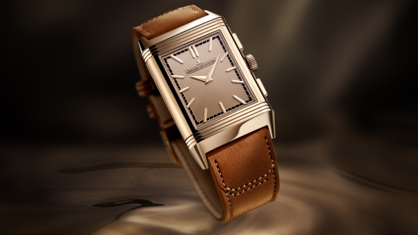 Jaeger-LeCoultre Present Reverso Tribute Chronograph Full Pink Gold with New Dial Decoration