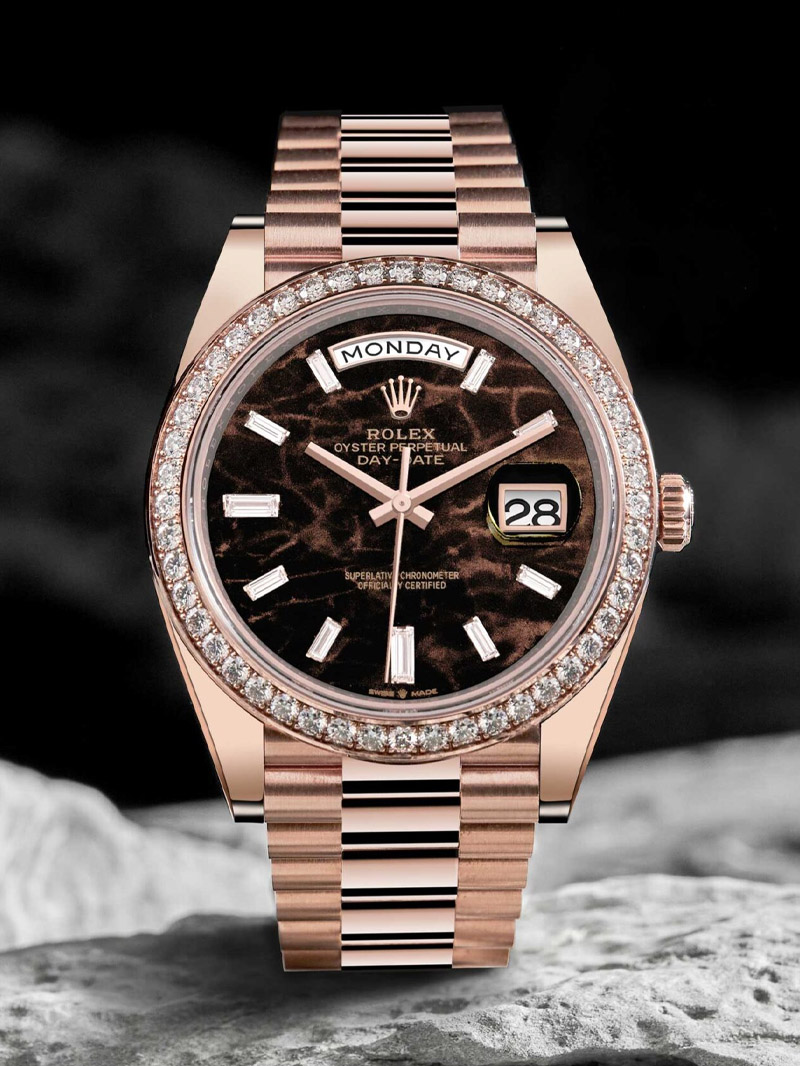 Rolex Day-Date 36 Eisenkiesel