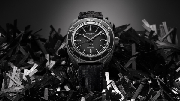 Longines Ultra-Chron Carbon Debuts Their First Ever Carbon Case
