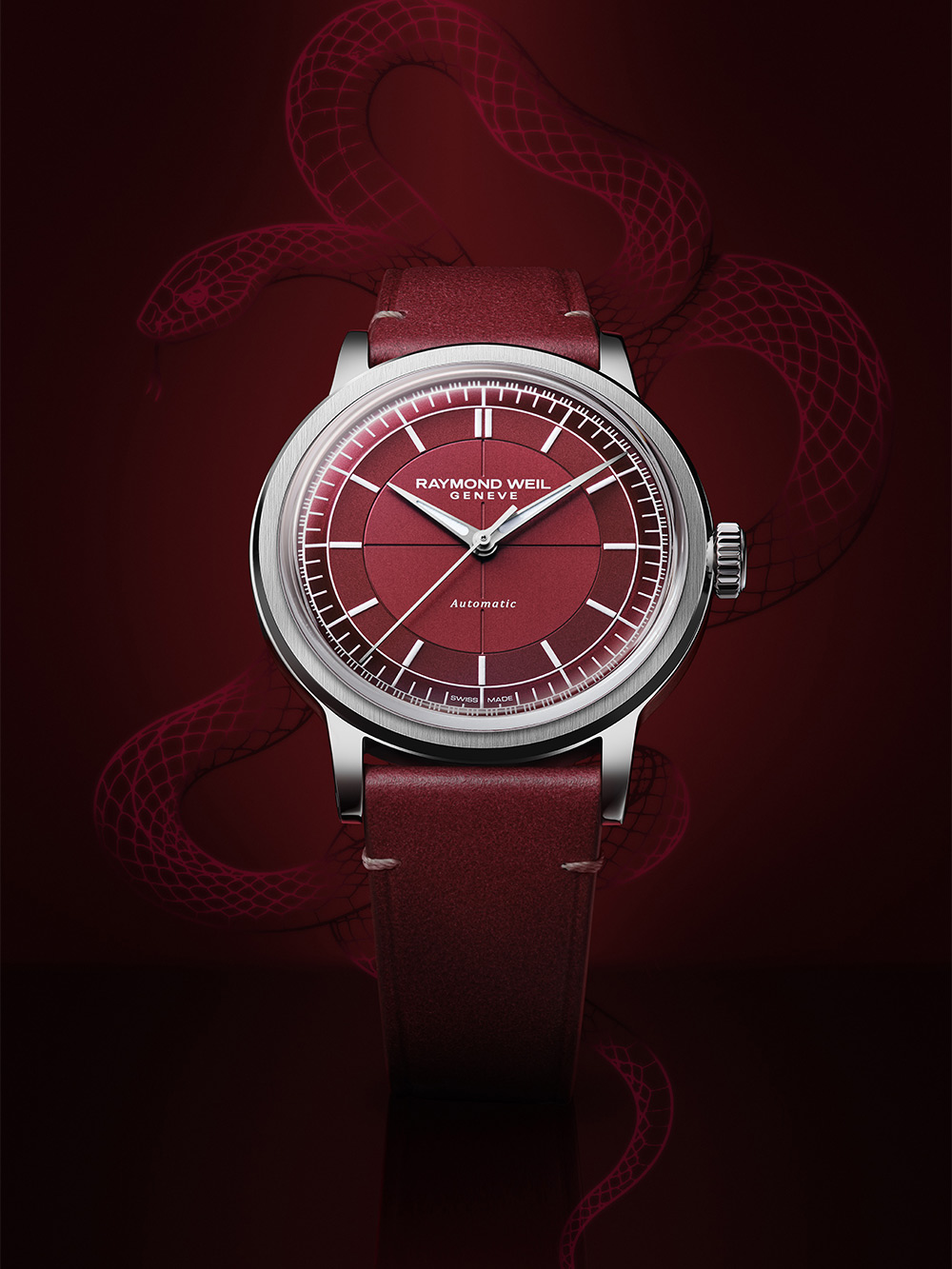 Raymond Weil Millesime Infinite Burgundy