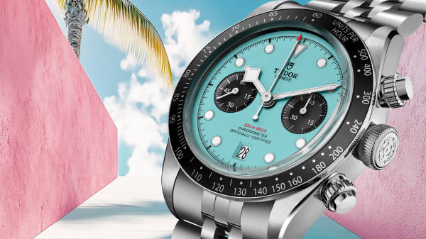 Tudor Unveil Black Bay Chrono “Blue Flamingo” in Inter Miami Third Kit Colours