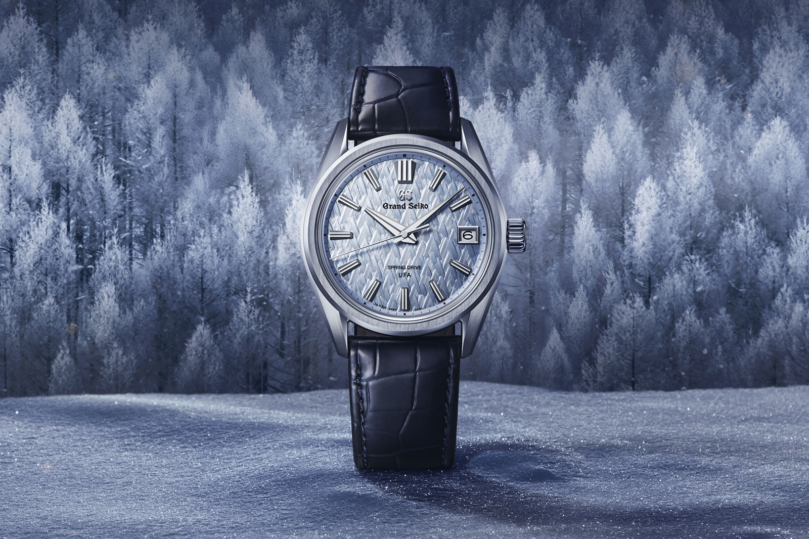 Grand Seiko Evolution 9 Spring Drive U.F.A Ice Forest Platinum SLGB001
