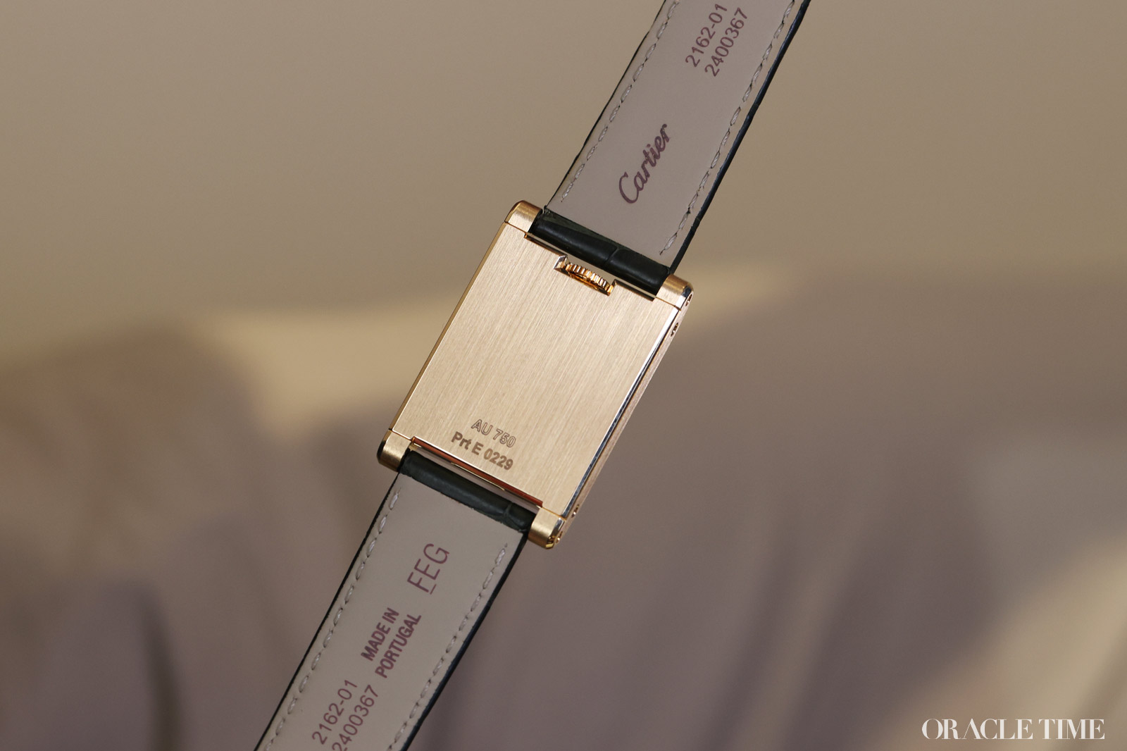 Cartier Privé Tank à Guichets