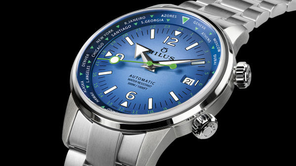 Milus Unveil Archimèdes Worldtimer Blue Odyssey Compression Diver