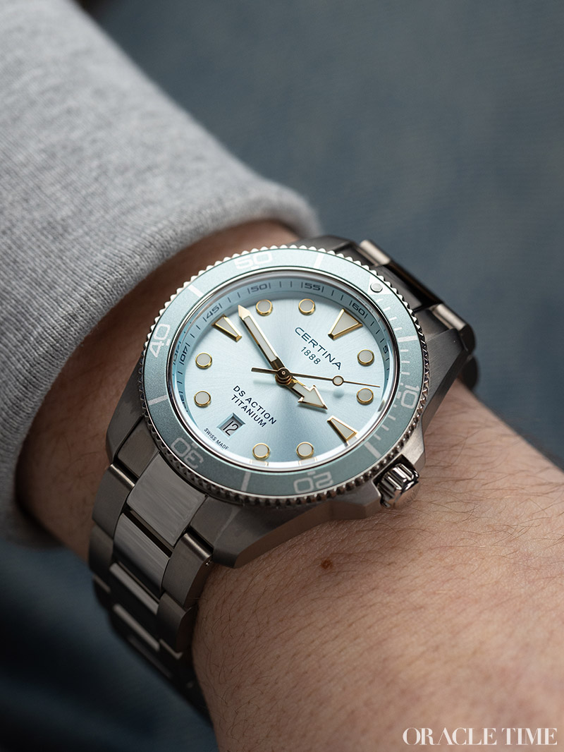 Certina DS Action Titanium Light Blue