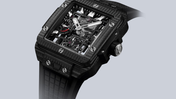 Hublot Introduce Square Bang Tourbillon 4-Day Power Reserve with Carbon Case