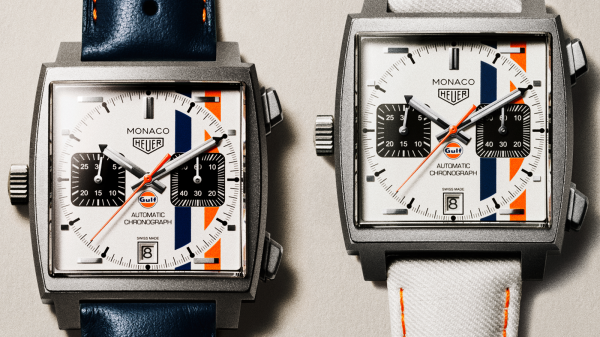 Tag Heuer Launch Monaco Gulf, Stopwatch and TH-Titanium Editions