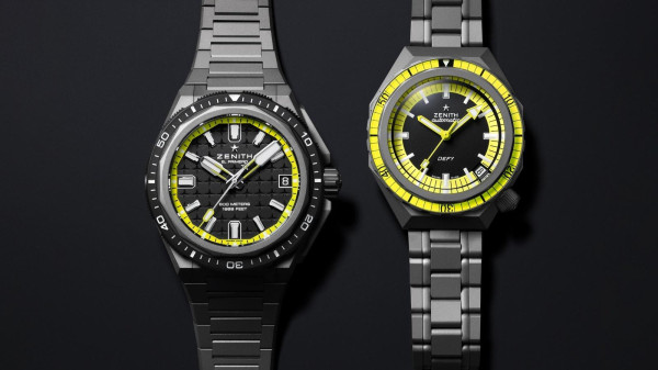 Zenith Reveal Defy Extreme Diver and Defy Revival Diver “Shadow” Editions