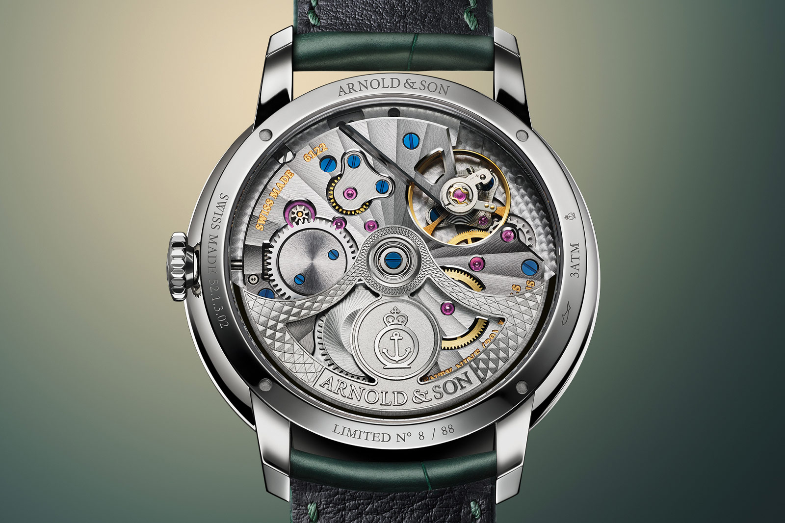 Arnold & Son Globetrotter 42 Steel