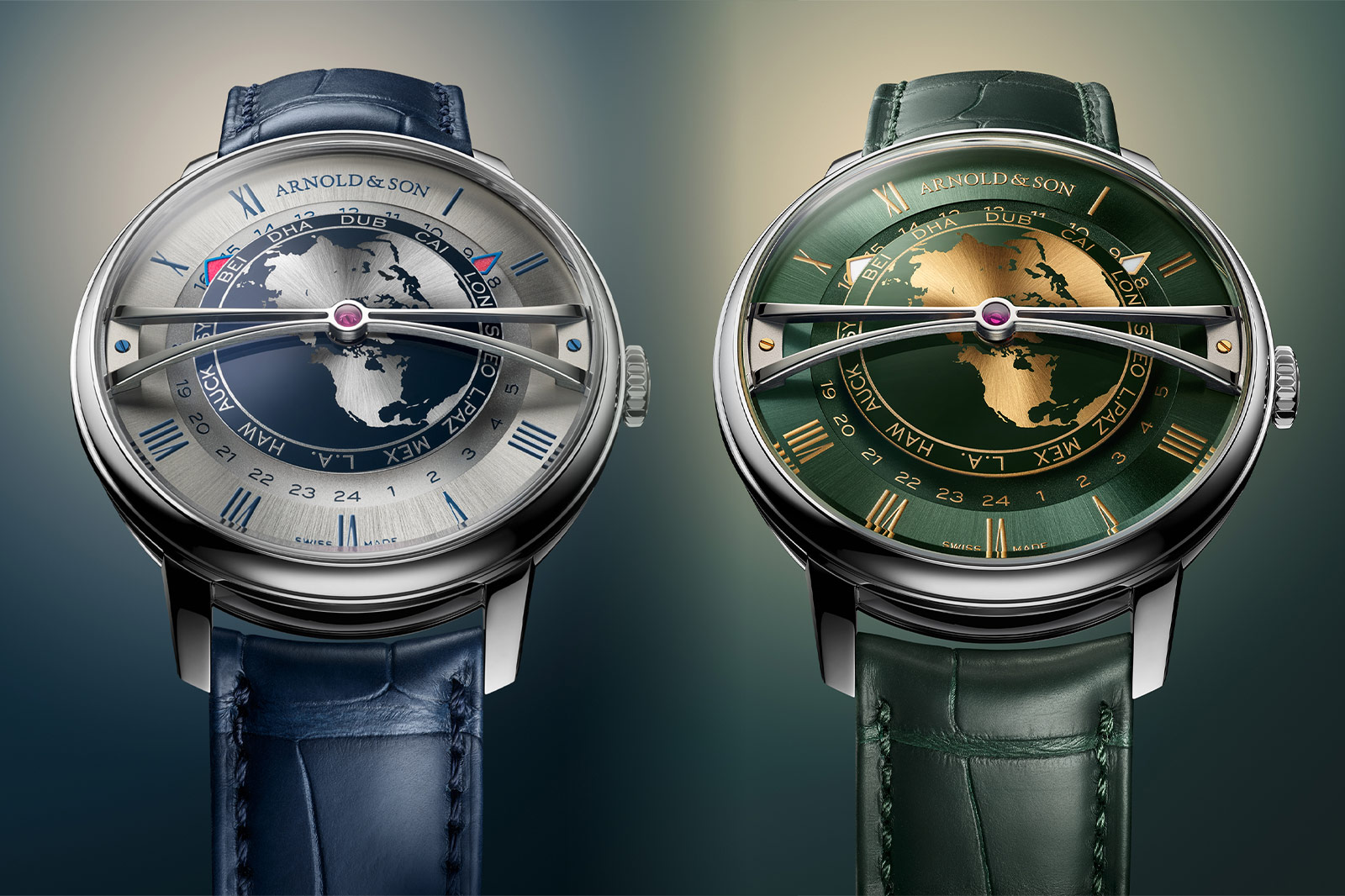 Arnold & Son Introduce Globetrotter 42 Steel Model with More Wearable Size