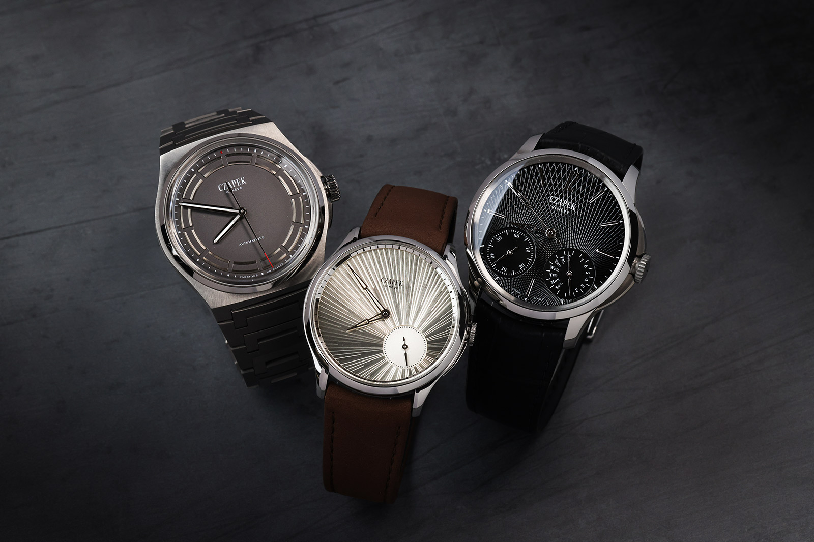 The Ultimate Czapek & Cie. Three-Watch Collection with Antarctique, Quai de Bergues and Promenade