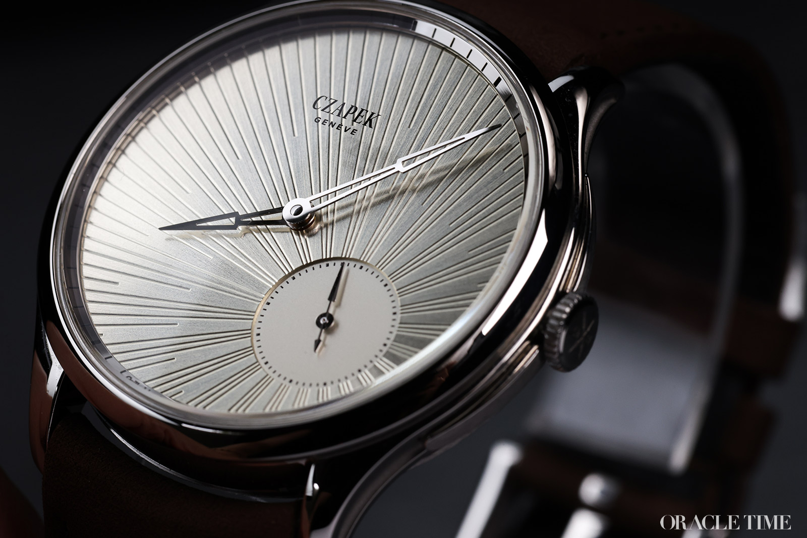 Czapek Antarctique Titanium Dark Sector and Promenade Guilloché Soleil Ivoire