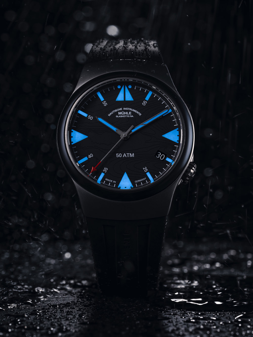 Mühle-Glashütte S.A.R. Mission-Timer 160 Years DGzRS