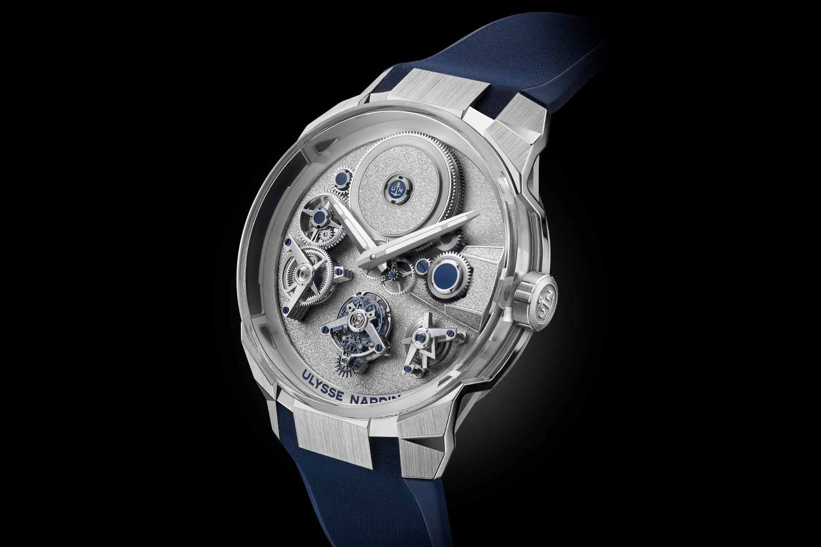 Ulysse Nardin Blast Free Wheel Maillechort with Award Winning Constant Force Tourbillon