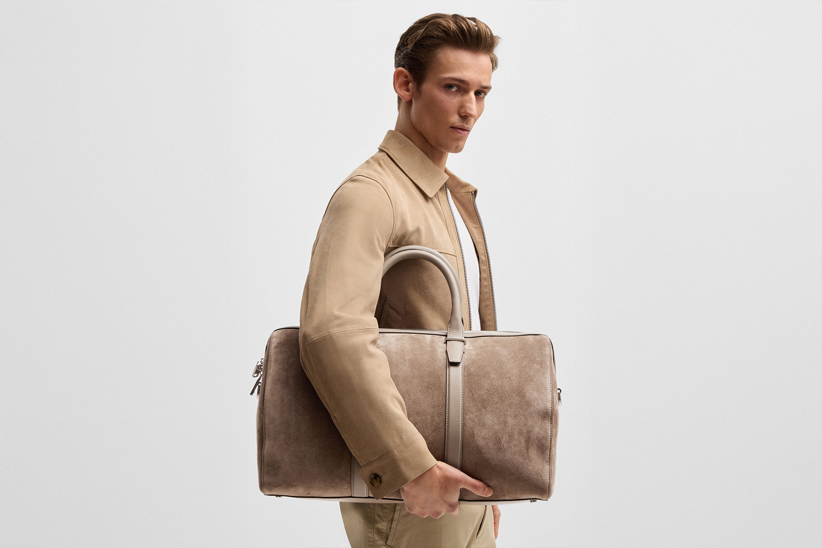 Hugo Boss Suede Holdall