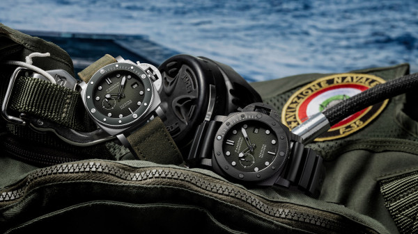 Panerai Launch Submersible Marina Militare in Steel and Carbotech