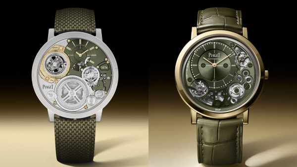 Piaget Launch Altiplano Ultimate Khaki Duet with Concept Tourbillon and Automatic Models