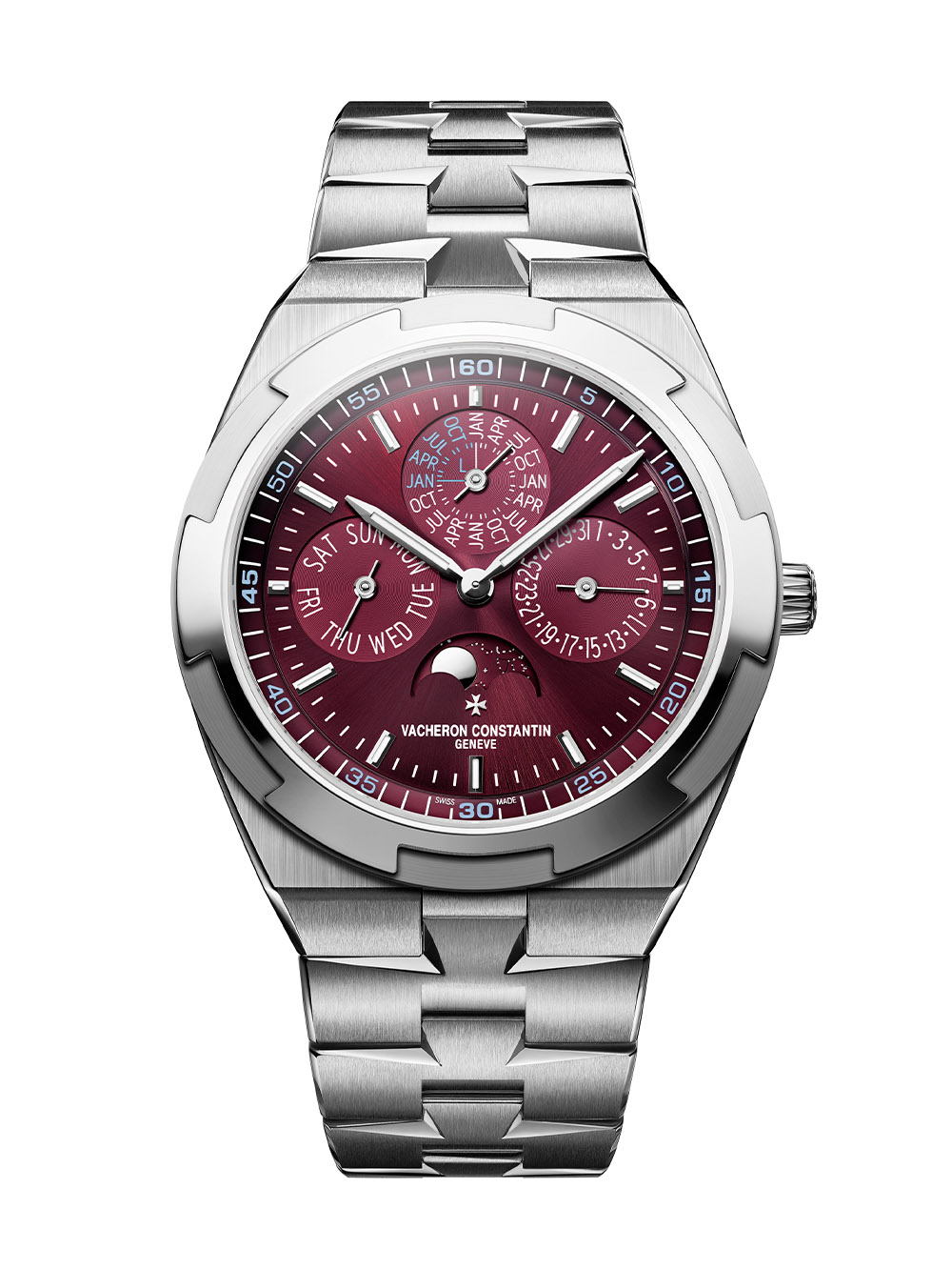 Vacheron Constantin Overseas Perpetual Calendar Ultra-Thin Burgundy White Gold