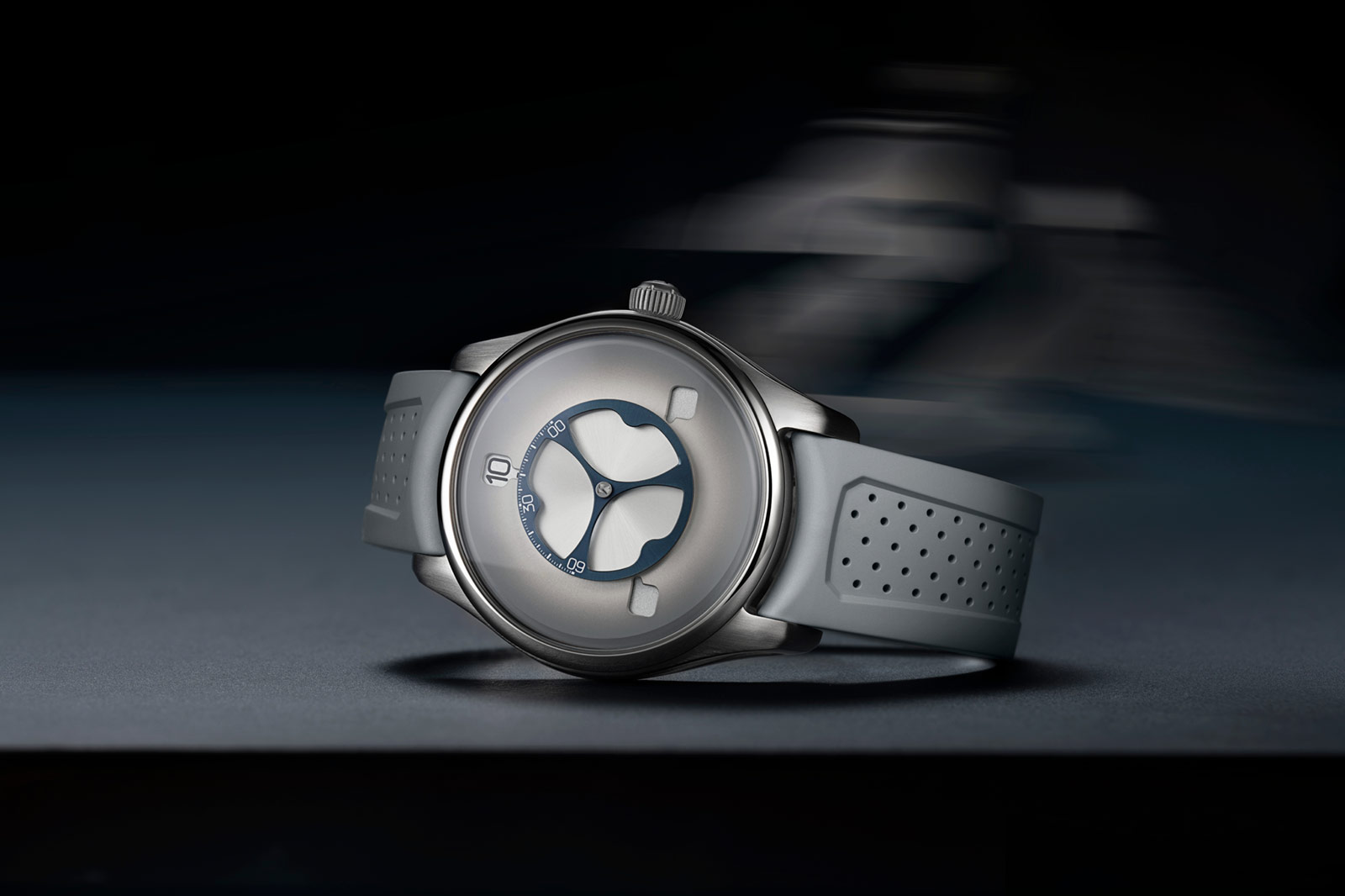 H Moser and Cie Pioneer Flying Hours Stainless Steel