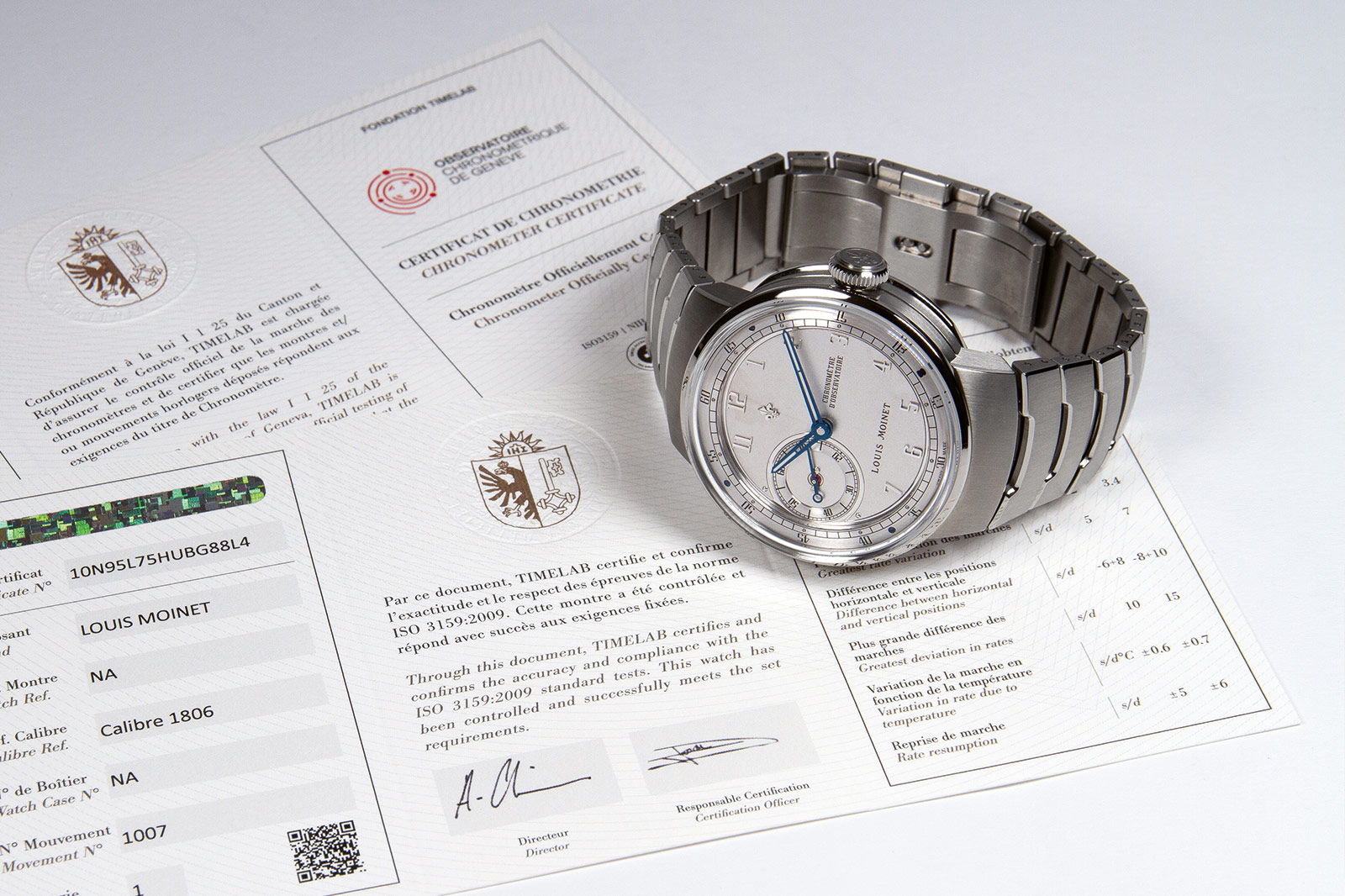 Louis Moinet 1806 Chronomètre d’Observatoire