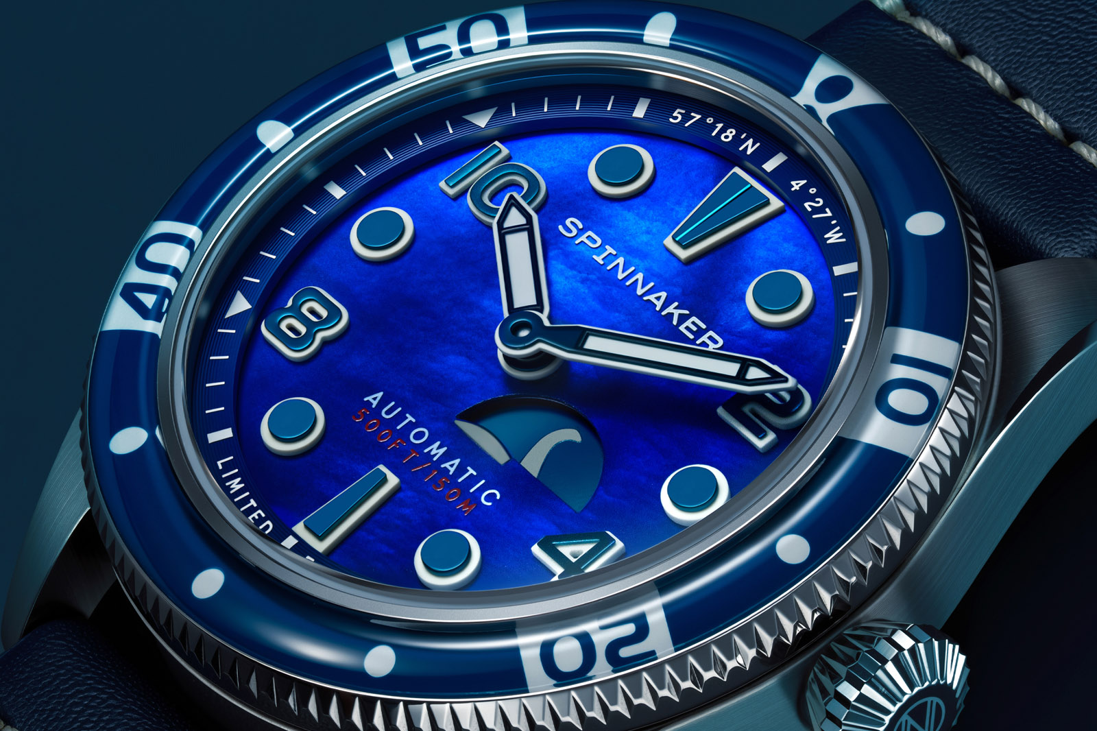 Spinnaker Fleuss Automatic Nessie Pearl Diver Limited Edition