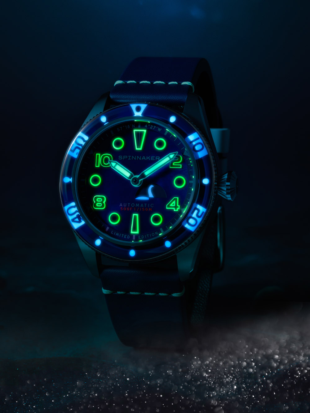 Spinnaker Fleuss Automatic Nessie Pearl Diver Limited Edition