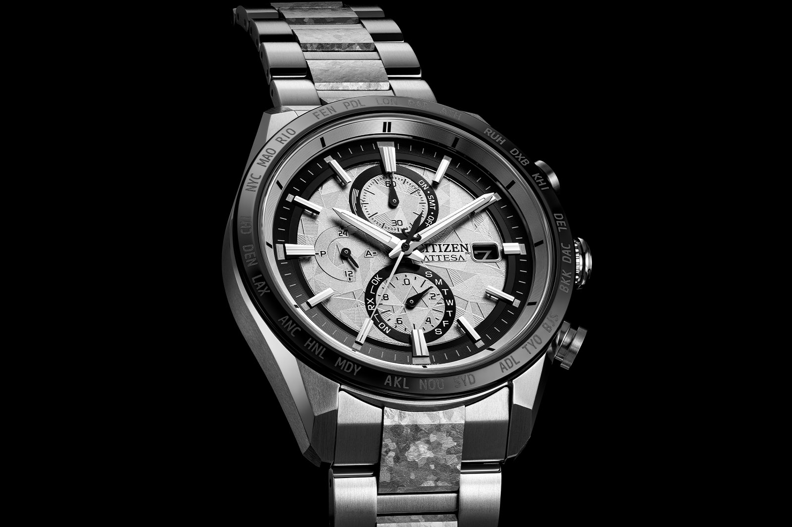 Citizen Eco-Drive Radio Controlled Chronograph AT8284-61A